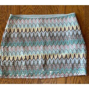 Express Sequin Womens Skirt —  P
